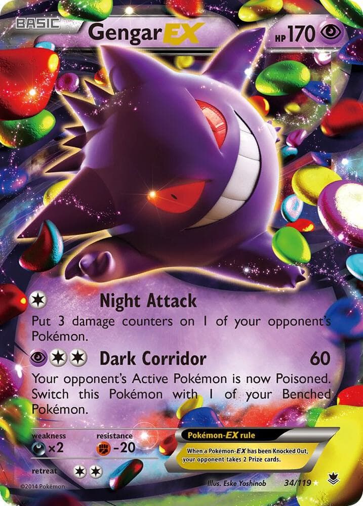 Gengar EX 34/119 Phantom Forces
